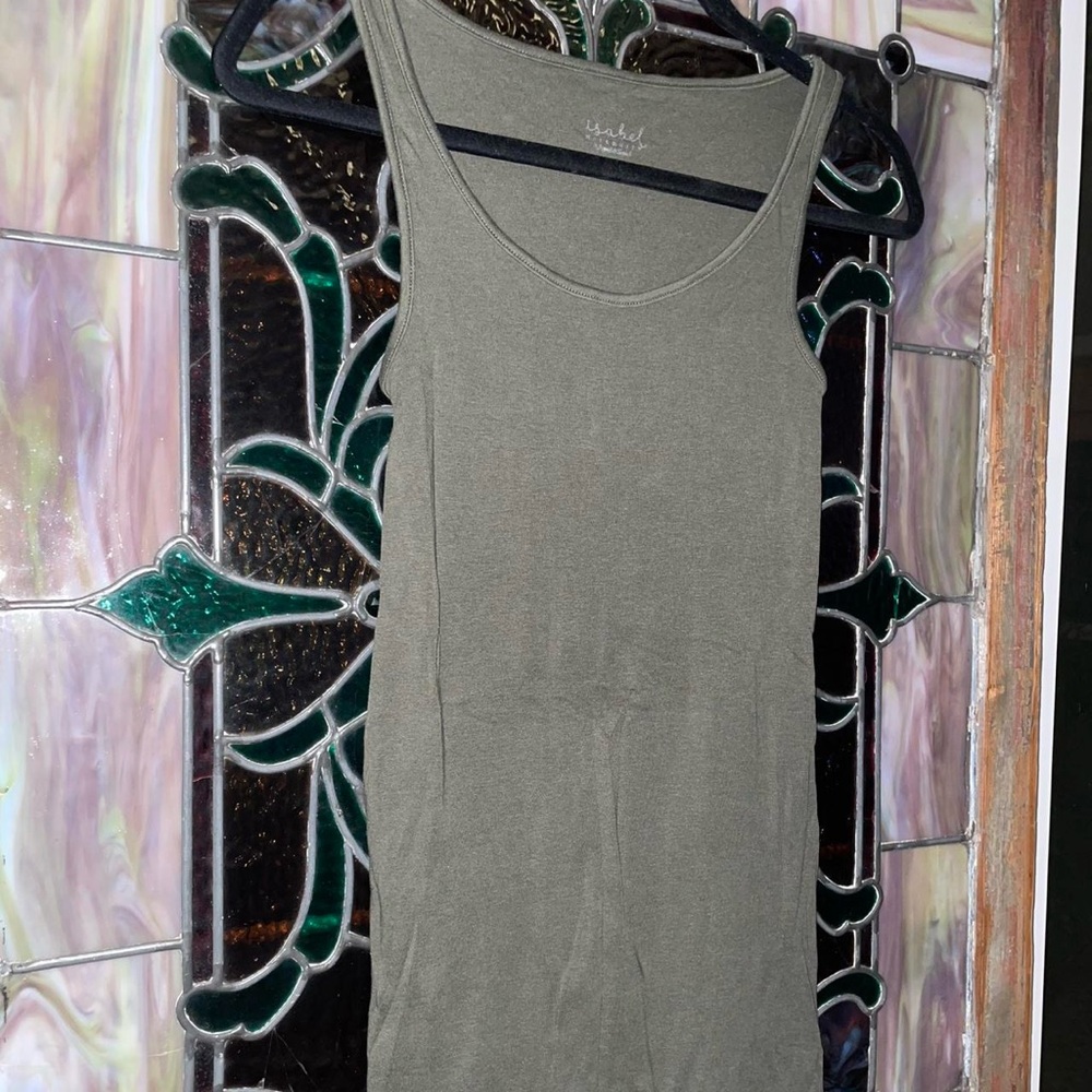 Maternity - Olive Green Women’s Scoop Neck by
